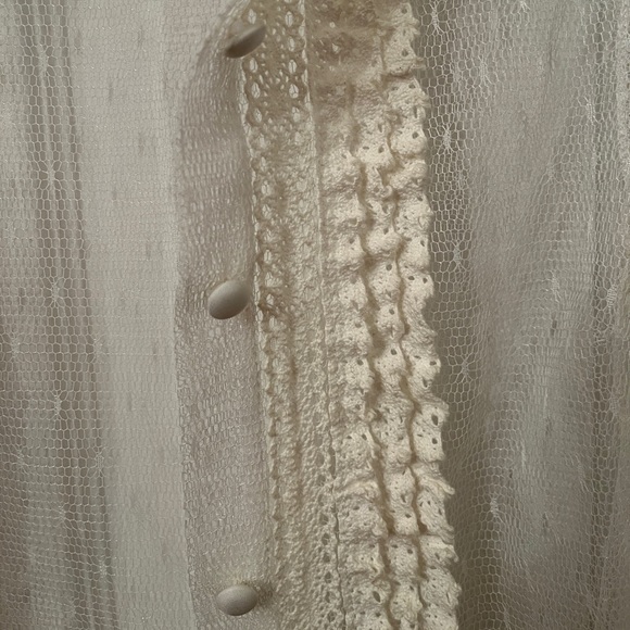 VALENTINO sheer white blouse BNWT - Picture 4 of 4